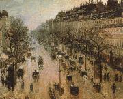 Camille Pissarro, The Boulevard Montmartre on a Winter Morning